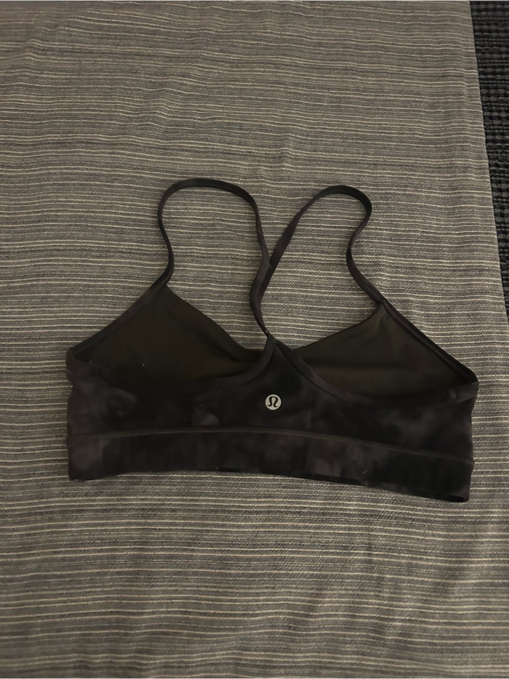 lululemon athletica Black Strappy Sports Bra - Lightweight Support Size 8
